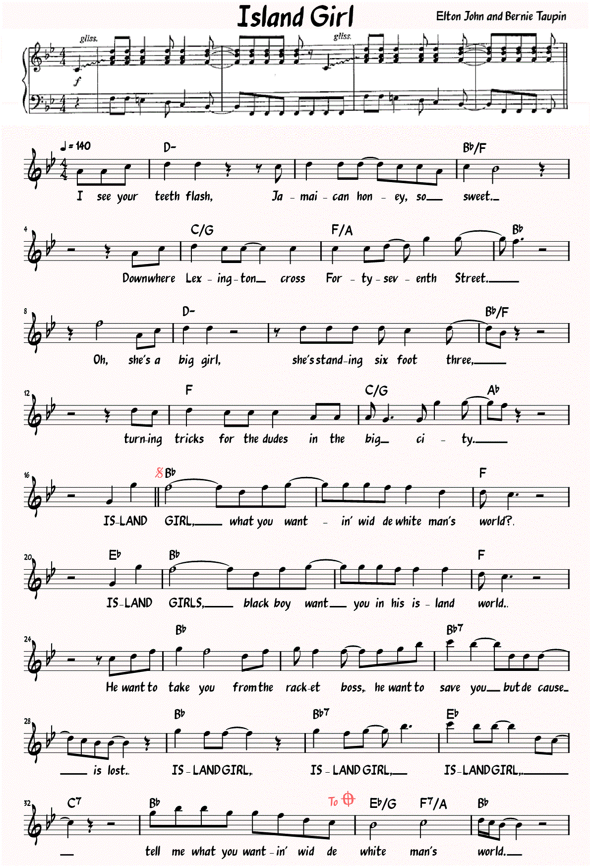 Sheet Music